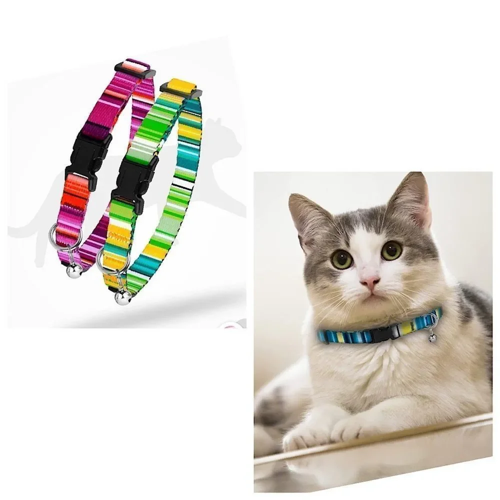 COPY - COPY - Tribal Breakaway Cat Collar with Bell 2 PCS Aztec Pattern Safety …